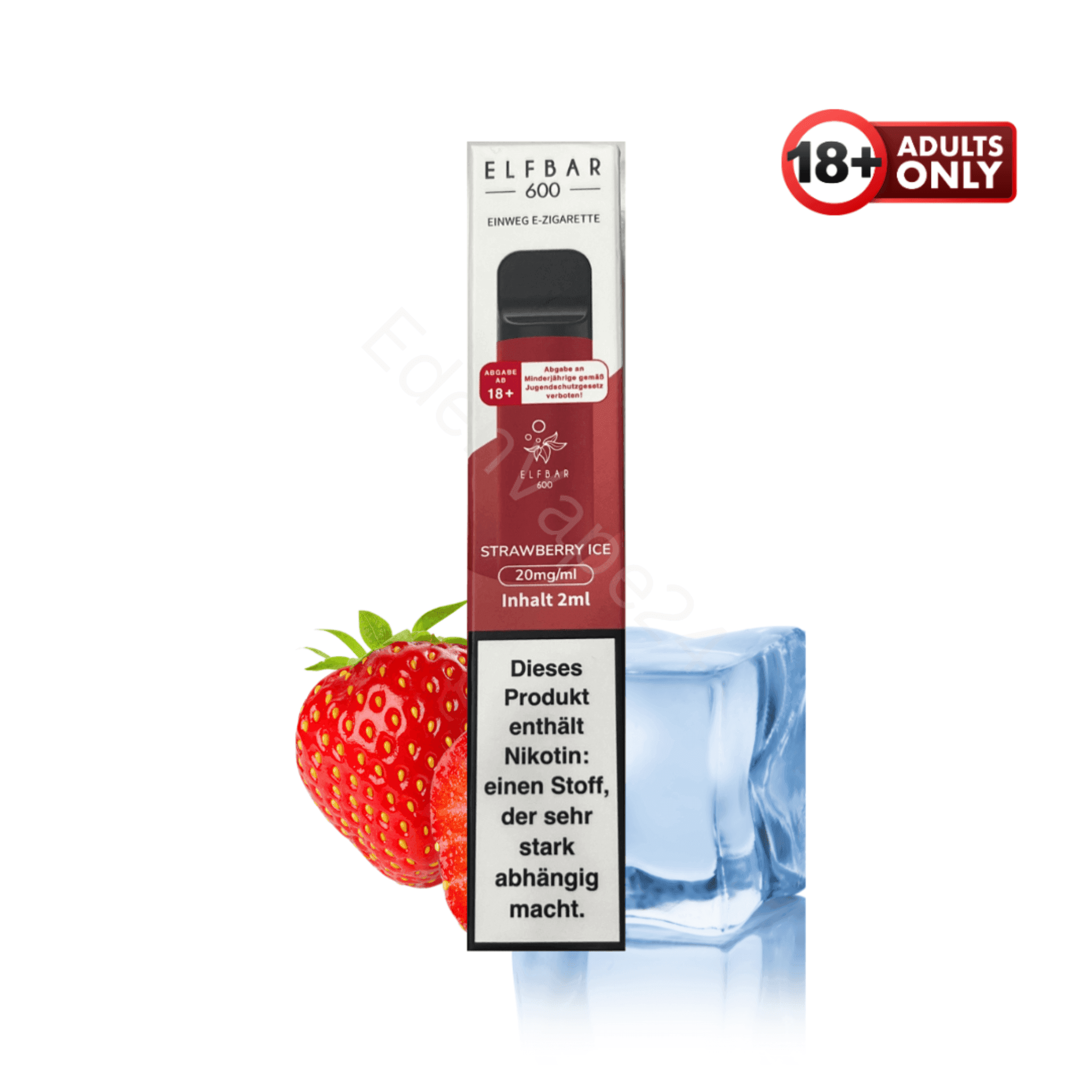 Elfbar 600 - Strawberry Ice - EdenVape24